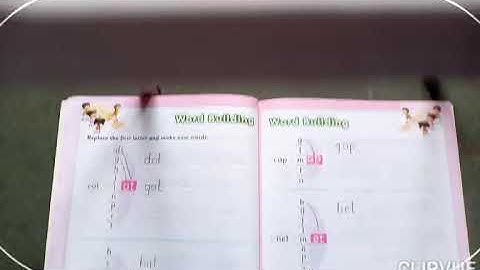 Sr.Kg: English:Word building on 23-08-2021