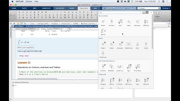 MATLAB/Octave for Beginners - 1) Notebooks and Variable Types