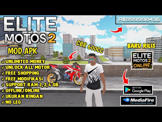 Elite Motos 2 APK Mod (Dinheiro infinito) Download grátis 2023