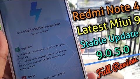 Miui 9 Stable Update 9.0.5.0 || Music Problem Solve || (Hindi)