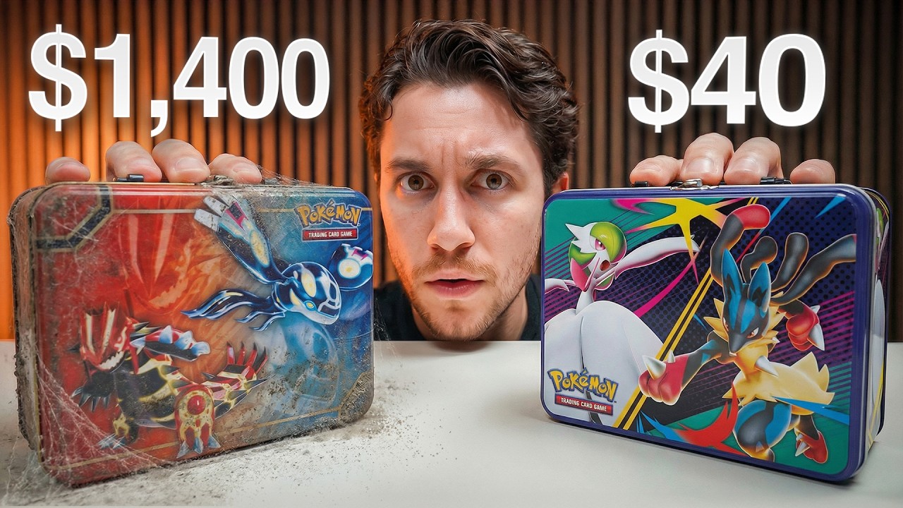 I Opened the Oldest VS Newest Pokémon Tin