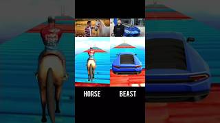 Indian bike driving 3D game@MrBeast vs horse race challenge#shots