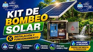 ☀️ KIT DE BOMBEO SOLAR | AGUA DONDE LA NECESITAS 💧⚡