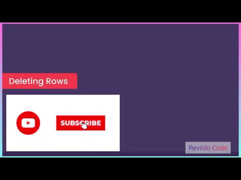 Deleting rows MySQL | MySQL full course | Full tutorial for beginners | #revildo_code