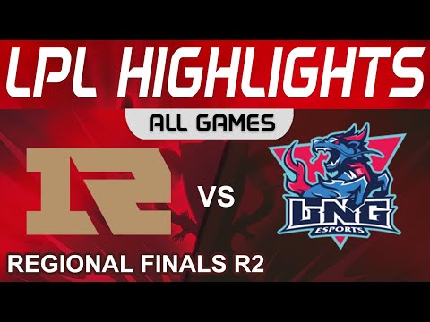 RNG vs LNG Highlights ALL GAMES LPL Regional Finals R2 2022 Royal Never Give Up vs LNG Esports by On