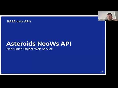 An introduction to NASA open data and its API