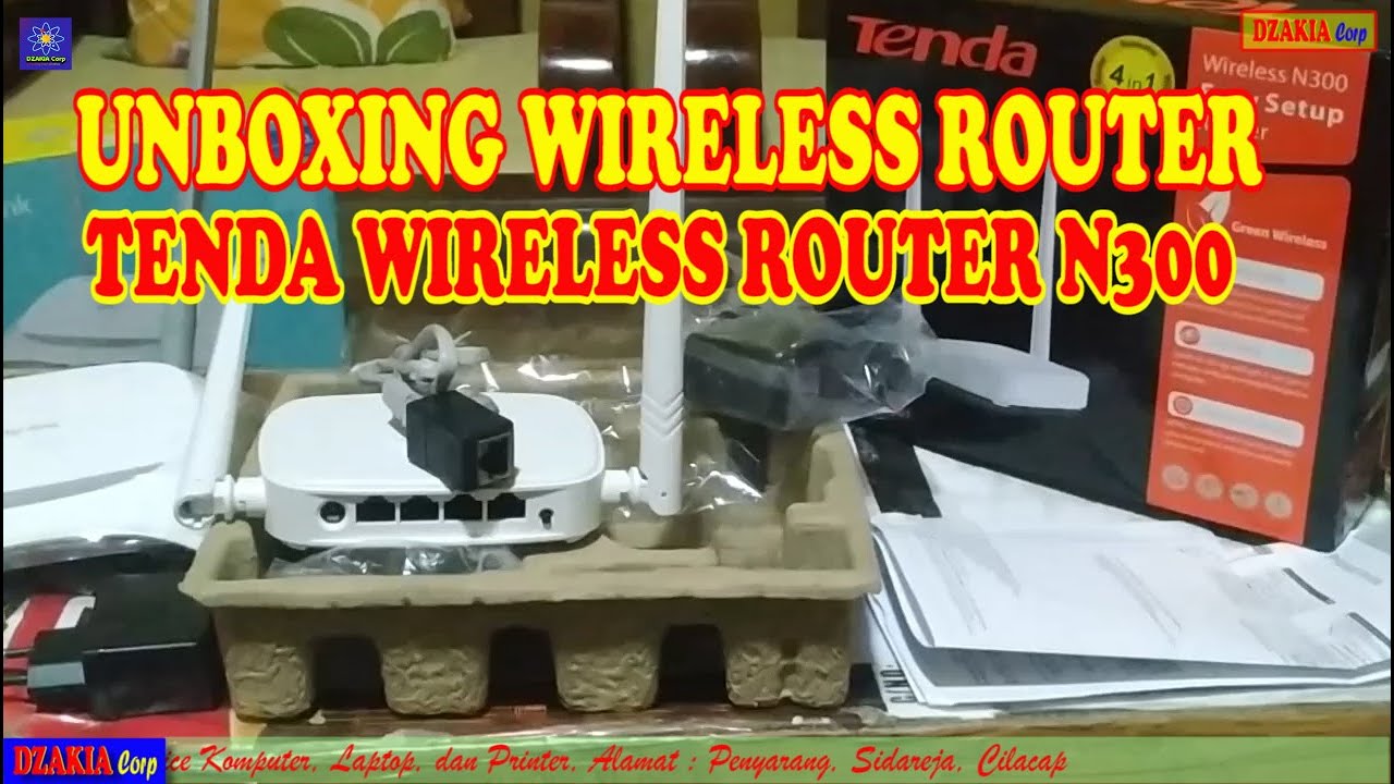 Wireless Router Unboxing Unboxing Tenda Wireless Router - YouTube