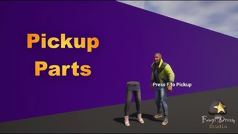 How to Pickup Character Parts in UE - Modular Character System