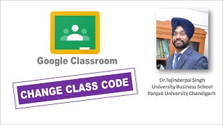 Google Classroom : How to Change Class Code