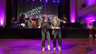 Ari and Simon - Leapin' Lindy 2023 Social Performance to Carolina Reapers Swing