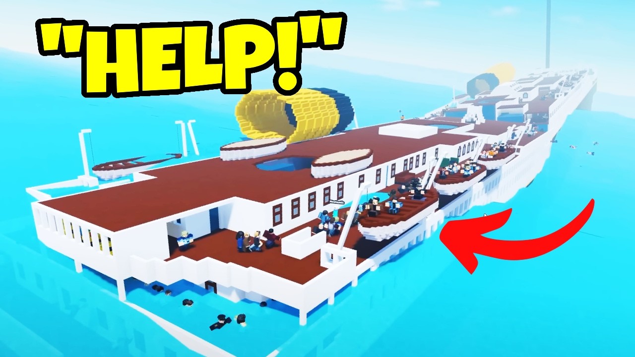 Потопите «Титаник» в самой РЕАЛИСТИЧНОЙ игре про затопление! | Roblox