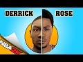 DERRICK ROSE evolution [NBA 2K9 - NBA 2K16] 🏀