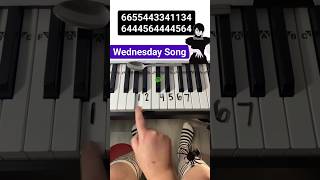 Wednesday Addams Dance Song Piano Tutorial 🕷️ 😳