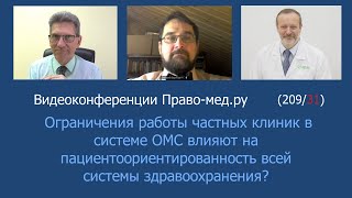 Ограничения работы частных клиник в системе ОМС влияют на пациентоориентированность здравоохранения?