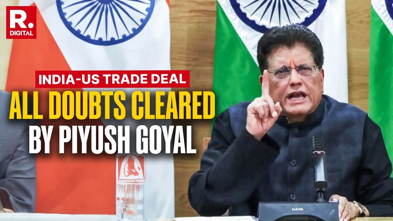 India-US Trade Deal: Commerce Minister Piyush Goyal Addresses & Clears All Key Doubts
