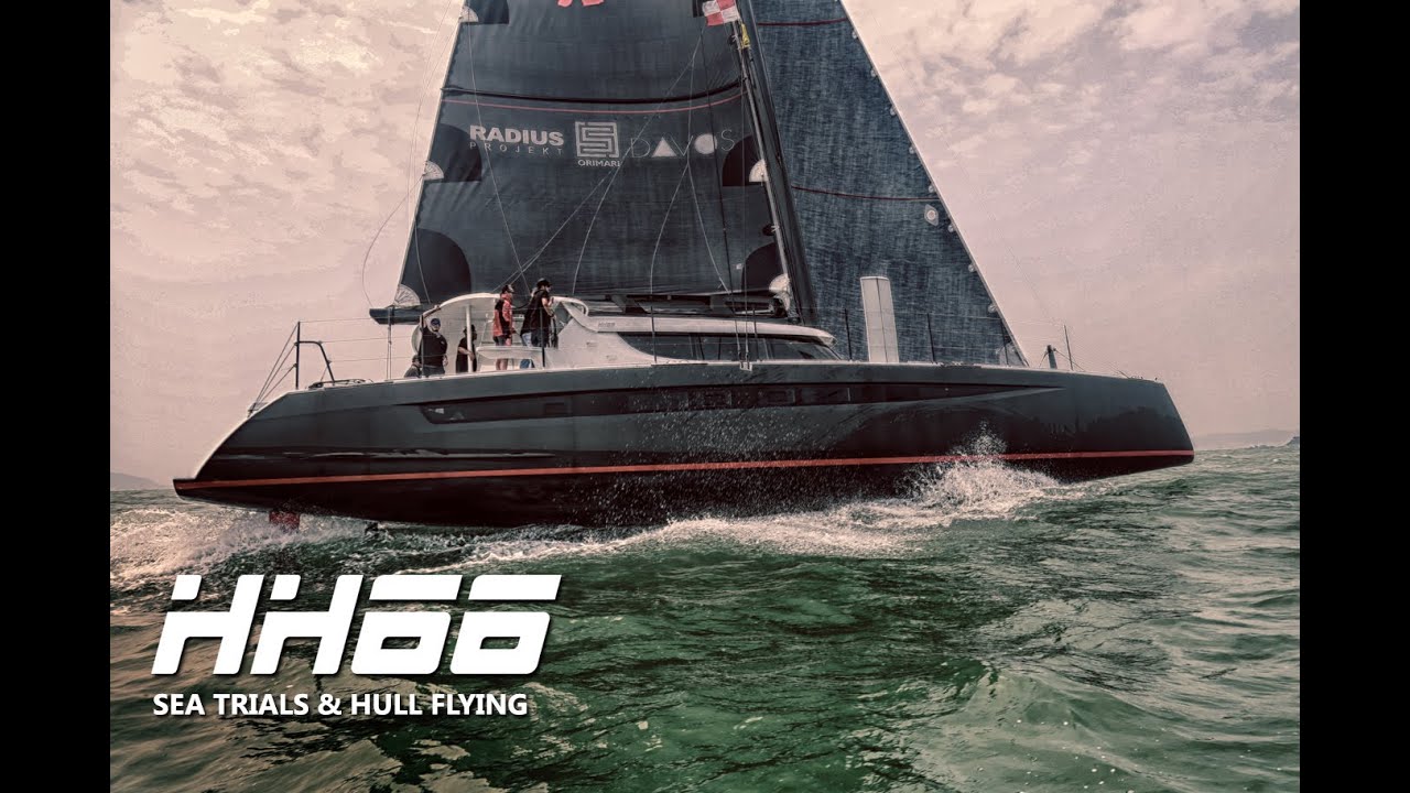 HH6601 Nearly flies a hull on second day of sea trials