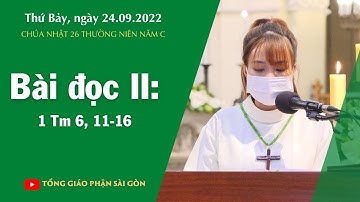 Bài đọc II: 1 Tm 6, 11-16 - CN 26 TN năm C