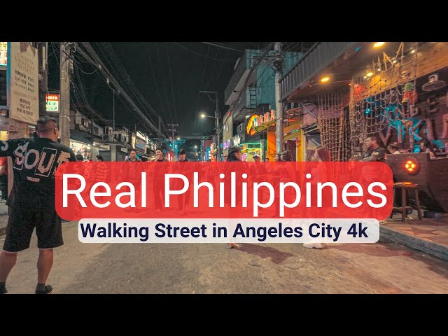 Last Video before Viking/BarNana Police raid | Angeles City Philippines Walking Street 4k class=