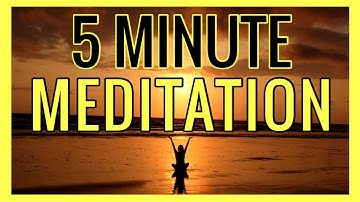 5 MINUTE MEDITATION ANYONE CAN DO ANYWHERE!! (Re-Center & Clear Your Headspace) | Andrea Jean