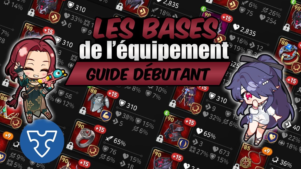 Les bases de l'équipement sur Epic Seven - GUIDE COMPLET 2024