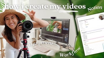 🎥 How I Plan, Organize, & Create My YouTube Videos | Notion, Workflow, Equipment