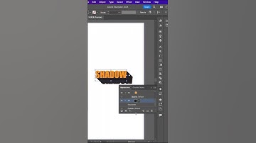 How to add editable long shadow text in Illustrator.   #designtips #illustratortips  #graphicdesign
