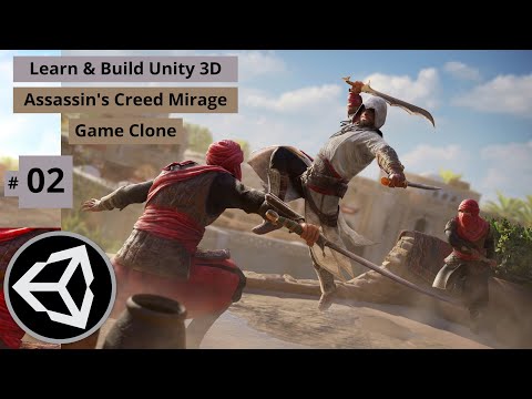 Create Project in Unity | Learn 3D Game Development & Build Assassin's Creed Mirage Game Clone 2023
