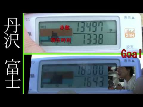 富士山頂上までの必要なカロリーは？ | The consumption calorie is measured.