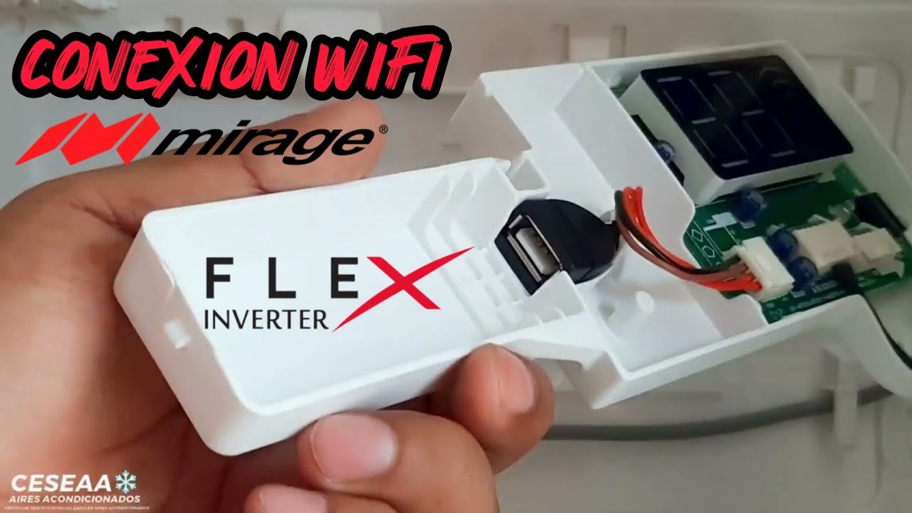 Minisplit Mirage FLEX | Conexion Interfaz WiFi (Tutorial)