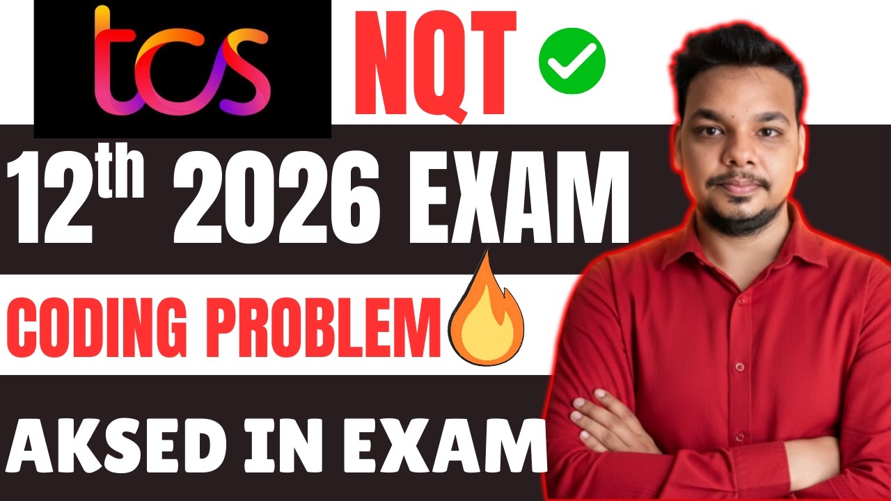 Actual TCS NQT Coding Question Asked | TCS NQT Coding Questions 2026 ...