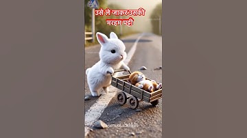 The Rabbit🐰Cried very sadly, Save kitten 🐱 ##RabbitRescue #CuteAnimal #AnimalRescue