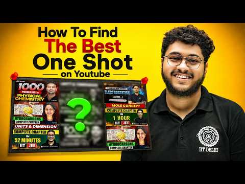 ⚠️ How to Find the BEST One Shots on YouTube | JEE & NEET ‼️