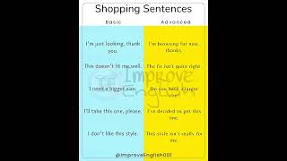 Don't use basic when you can go for advance English while #shopping #time #corporateenglish #english
