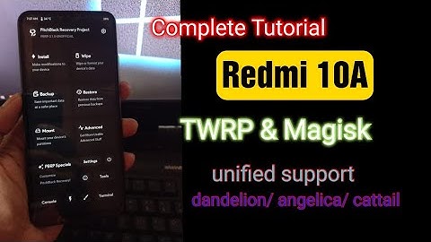 How To Root Redmi 10A Using Custom Recovery COMPETE Tutorial