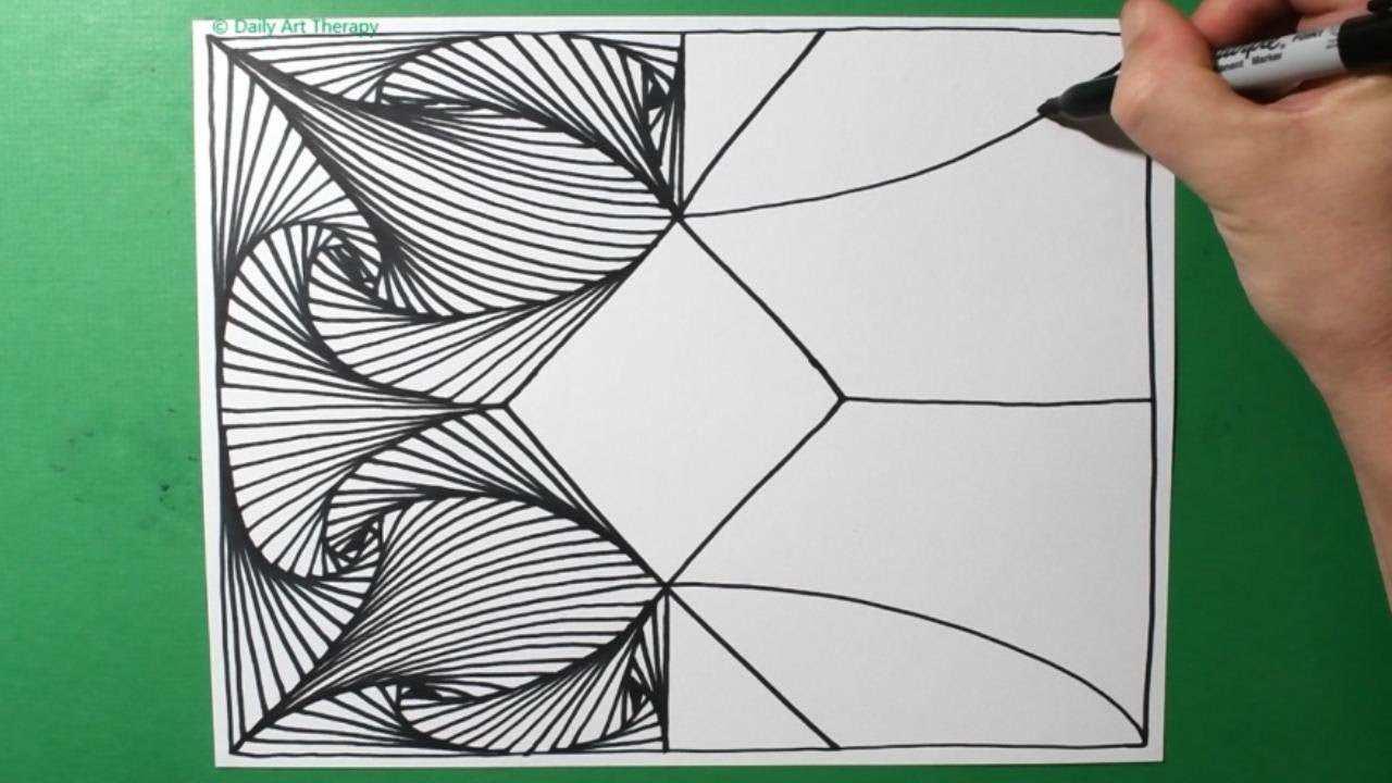 Daily Line Illusion #352 / Beautiful Conjunction 3D Pattern ...