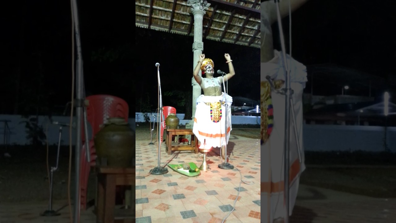 Ammannur Rajaneesh chakyar performing Kiratham chakyarkoothu
