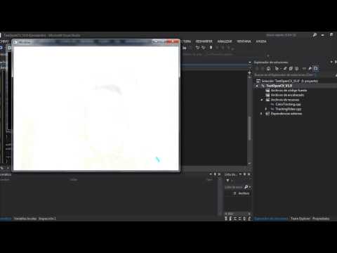 Test OpenCv: Tracking color and drawing silhouette.