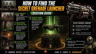 How to Find the Secret Grenade Launcher Location in DOOM: The Dark Ages screenshot 4