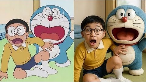 When Doraemon & Nobita Met in Real Life 😱 Full Real Life Version of All Characters |