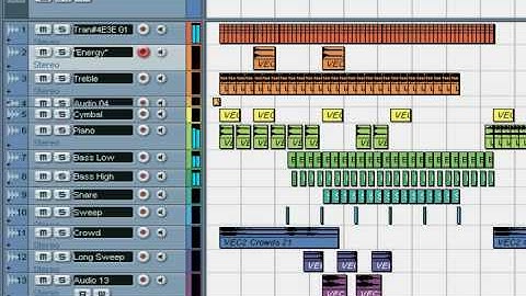 Making a trance track on Cubase SX3 - Energy