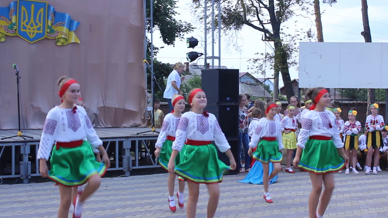 Slavuta, Ukraine, 25.08.2018 r. . Tanec'”Veseli of enjoyable”.
