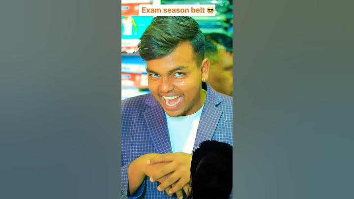 Exam season belt| The most viral comedy by