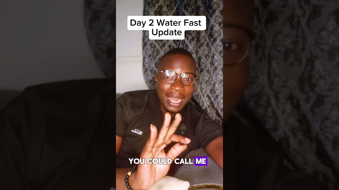 Day 2 of My 7-Day Water Fast – 6,000 Steps, Light Exercise & Staying Hydrated! #intermittentfasting