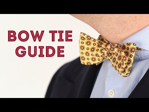 Review Paisley Coral Bow Tie