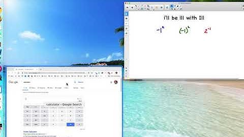 What is negative one squared equal to? Explained.
