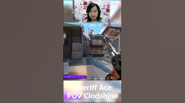 clutch 1v5 Sheriff ACE #shorts #gameplay #valorant #montage #clutch #ace #sheriff