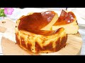 バスクチーズケーキ【バスチー】Rich Basque cheese cake(We baked round shape and square shape)
