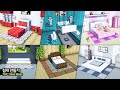 ⛏️ 마인크래프트 건축 꿀팁 강좌 :: 🛏️ 침대 만드는 7가지 방법 🏠 [Minecraft TOP 7 Bed Build Ideas Tutorial]