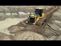 Beautiful Power Bulldozer Mighty Pushing Sand Expertise Extreme Clearing Equipment Machinery