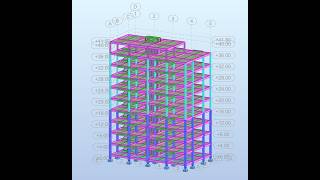 thesis project 10 floor by Robot Structural Analysis (Apply Support and Asign Core Wall)